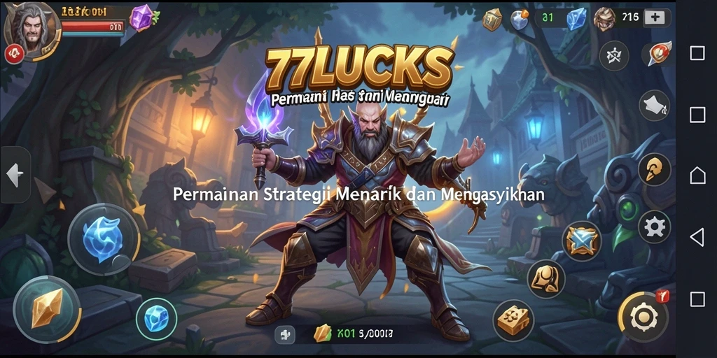 Screenshot menampilkan gameplay seru dan strategis dari 77LUCKS.