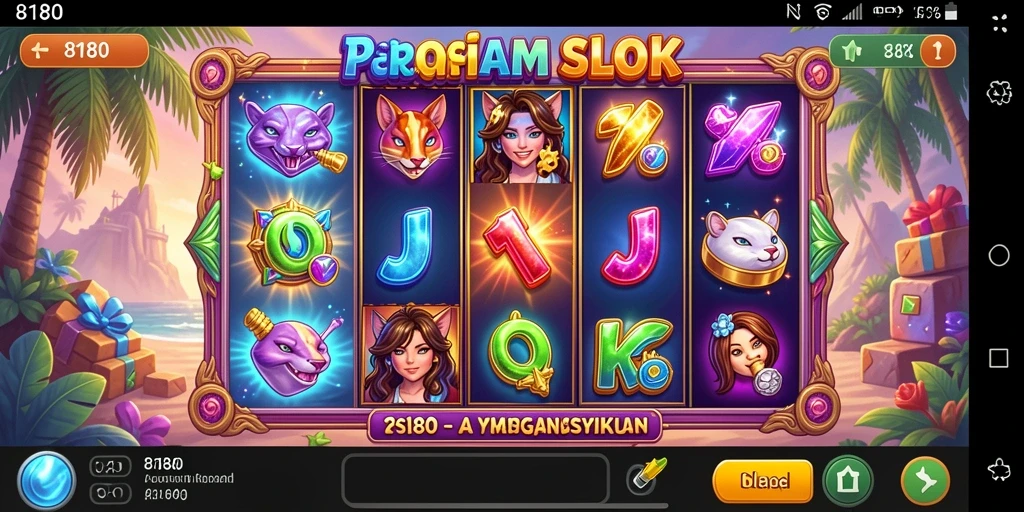 Screenshot gameplay Slot yang menampilkan aksi menarik dan bonus.