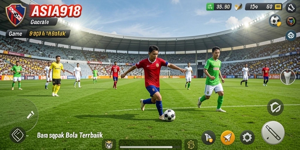 Gameplay seru dalam ASIA918 dengan aksi sepak bola yang mendebarkan.