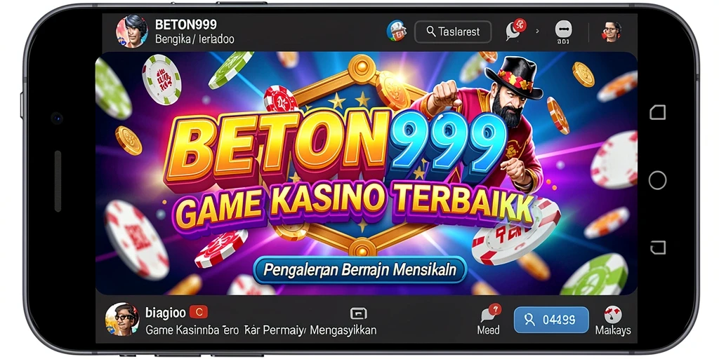 Tampilan menarik dari gameplay Kasino BETON999 yang mendebarkan.