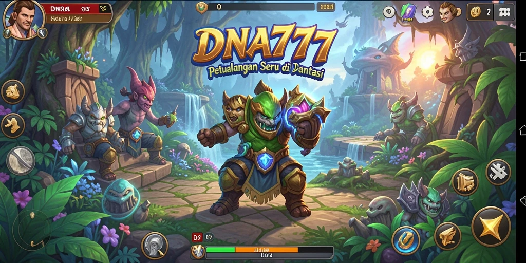 Tampilan gameplay <strong>DNA777</strong> yang seru dan mendebarkan dalam petualangan.