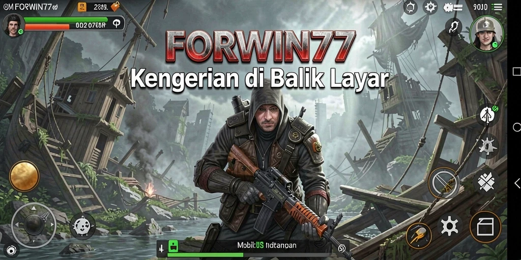 Tampilan gameplay menegangkan di FORWIN77 dengan suasana Horror yang kental.