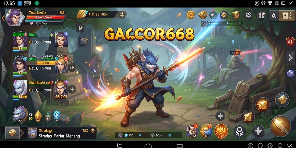 Gameplay menarik dalam GACOR668 dengan elemen strategi.