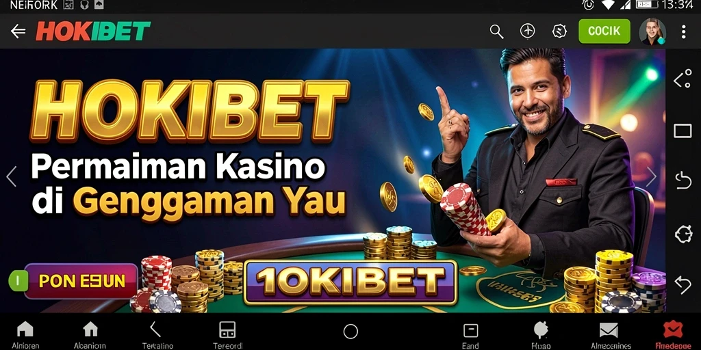 Tampilan gameplay HOKIBET yang memukau dan interaktif.