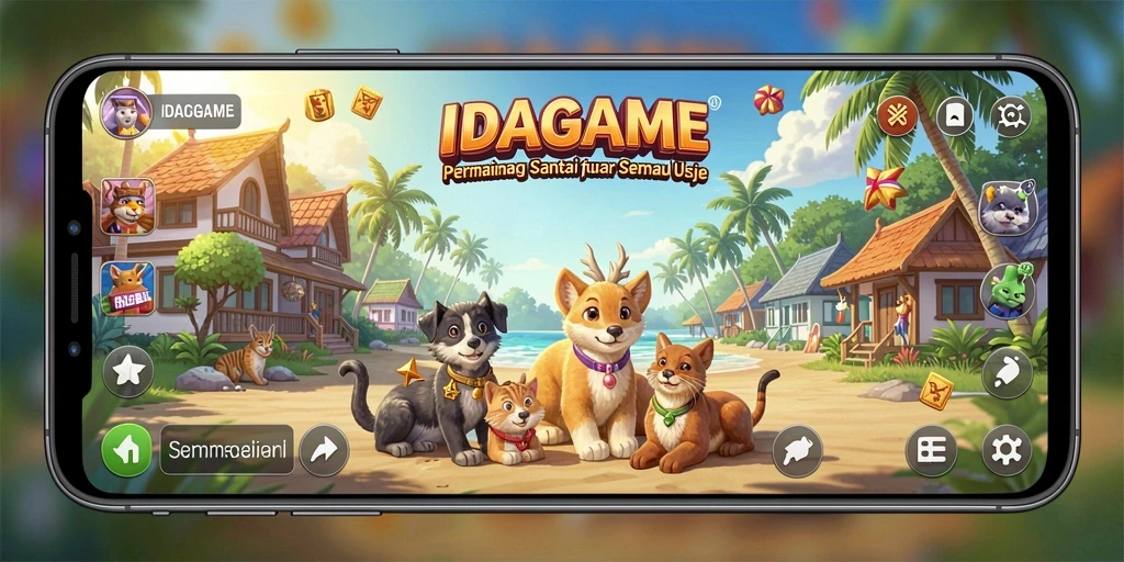Screenshot IDAGAME memperlihatkan momen seru gameplay Casual.