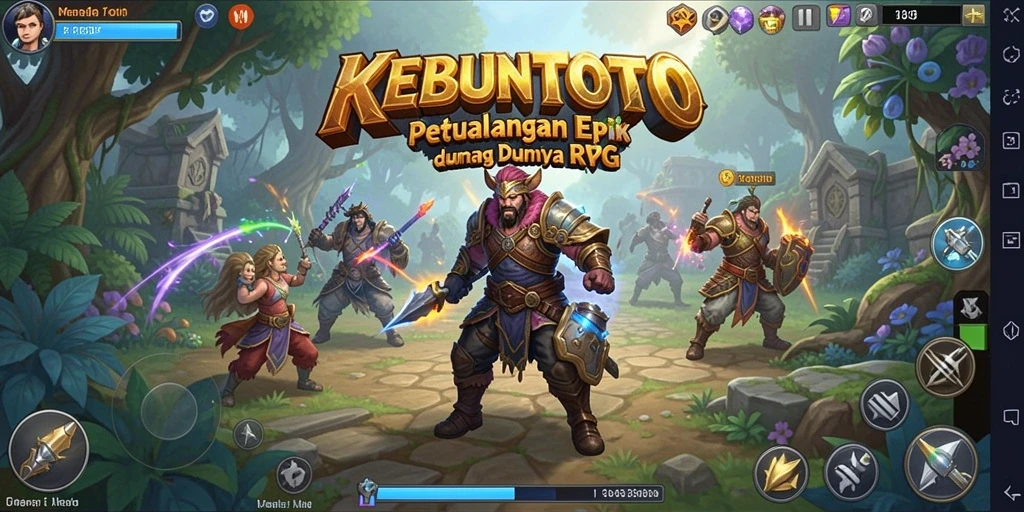 Tampilan gameplay KEBUNTOTO yang menakjubkan dan mendebarkan.