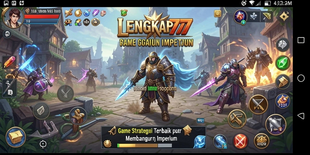 Screenshot LENGKAP777 menunjukkan momen pertempuran strategis yang mendebarkan.
