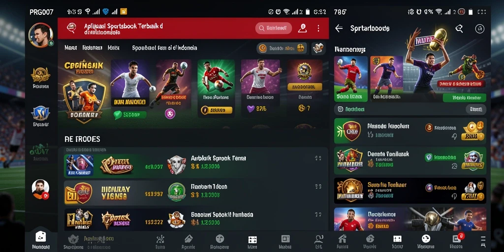 Tampilan menarik dari gameplay PRG007 dalam taruhan olahraga.