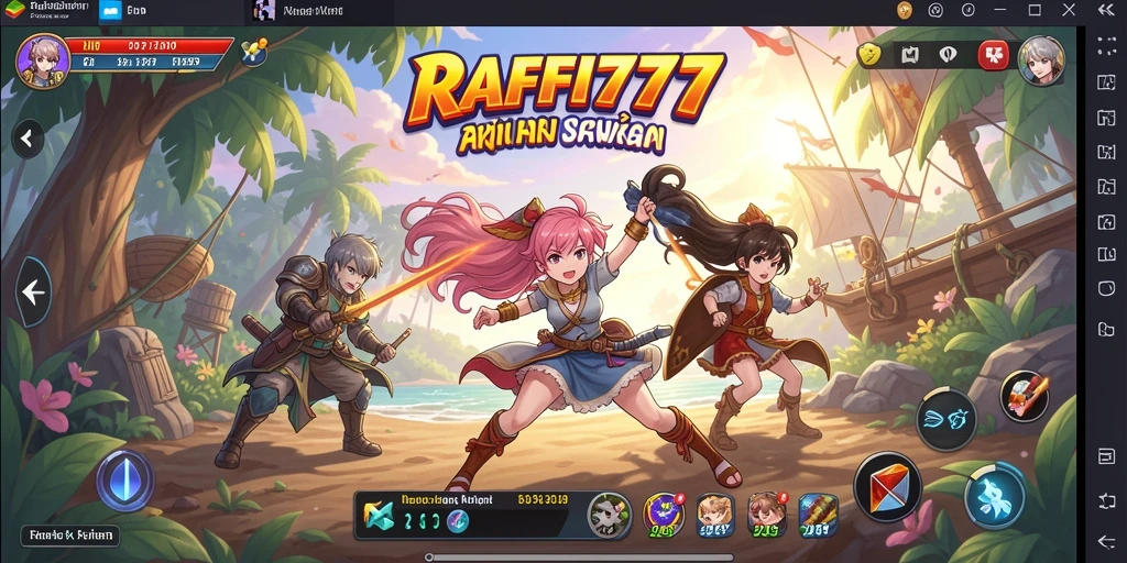 Screenshot RAFFI777 menampilkan aksi seru dalam dunia Anime.