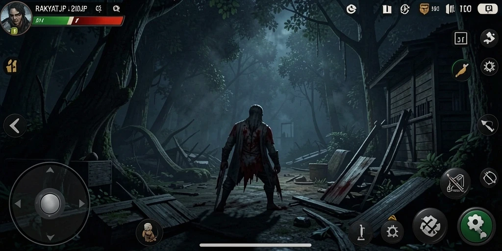 Gameplay menegangkan di RAKYATJP dengan momen-momen menyeramkan.