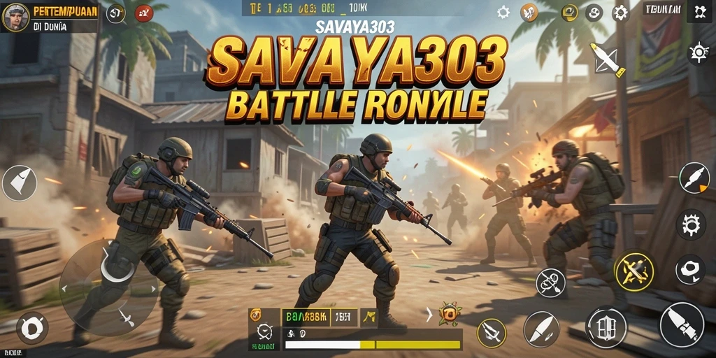 Tangkapan layar dari gameplay epic pertempuran di SAVAYA303.