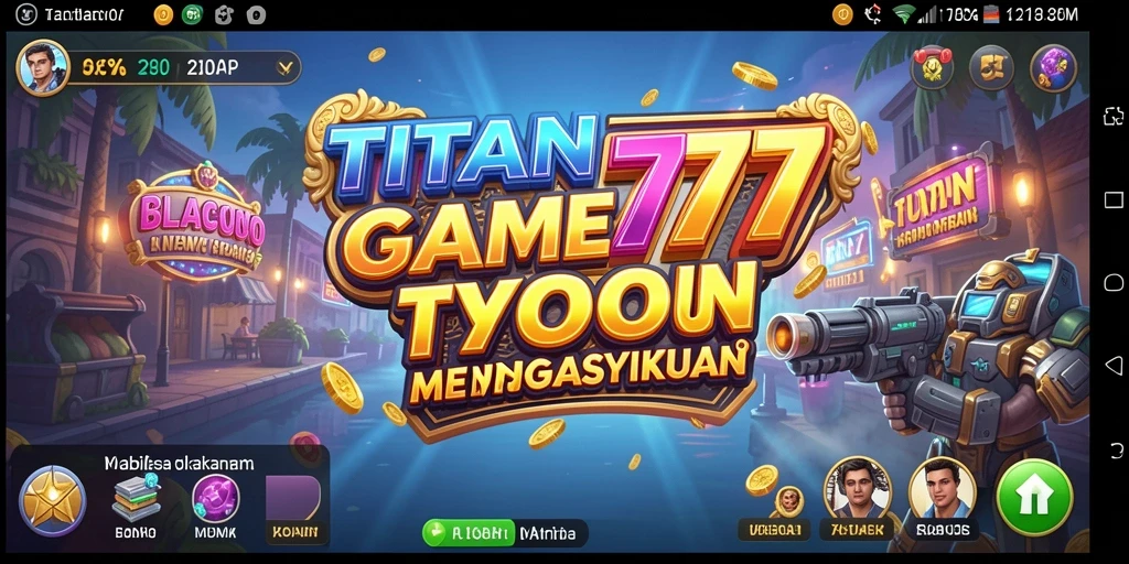 Screenshot TITAN777 menampilkan gameplay yang menarik dan interaktif.